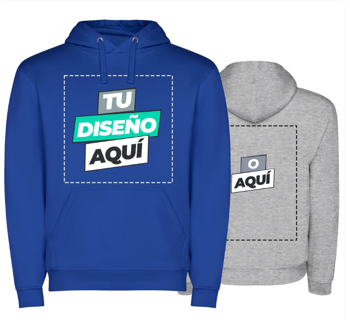 SUDADERA CON CAPUCHA PERSONALIZADA